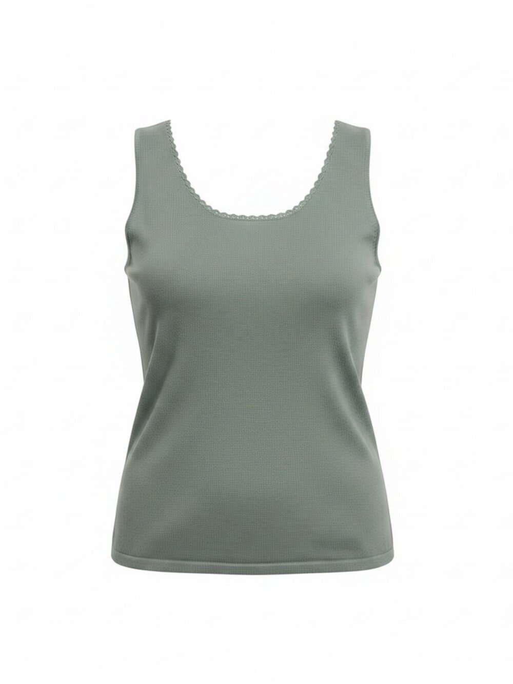 VTG Womans Small Green Gaff Tank top 1970